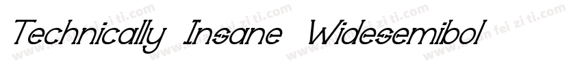 Technically Insane Widesemibold字体转换